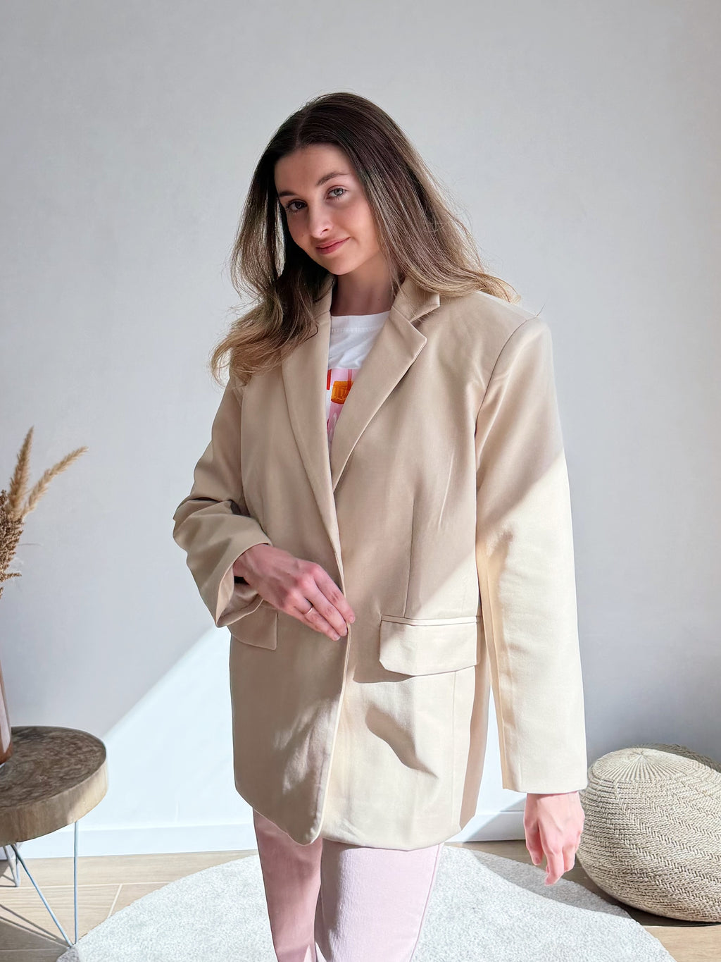 ROXY BLAZER BEIGE