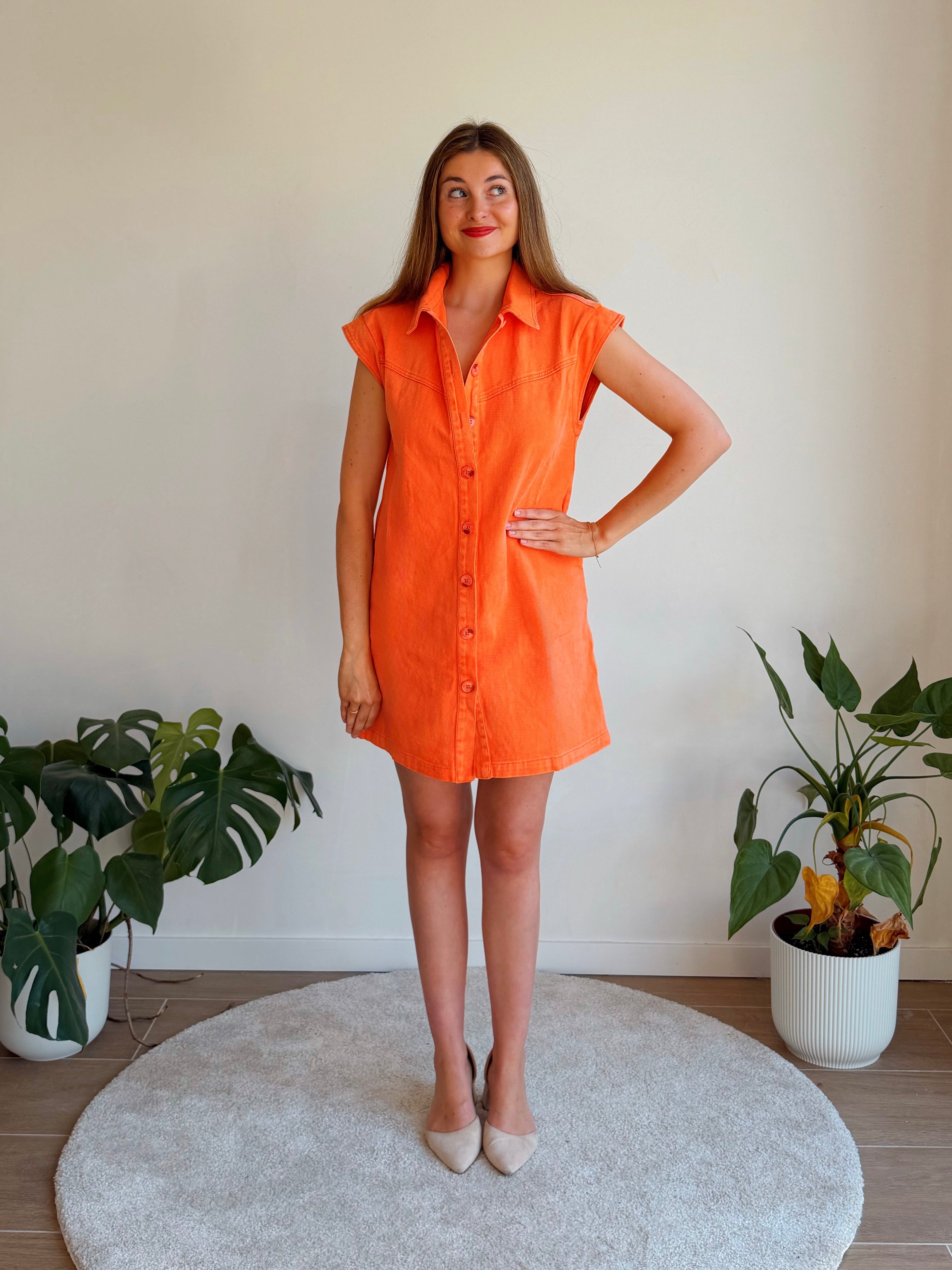 VIOLA JURK ORANJE